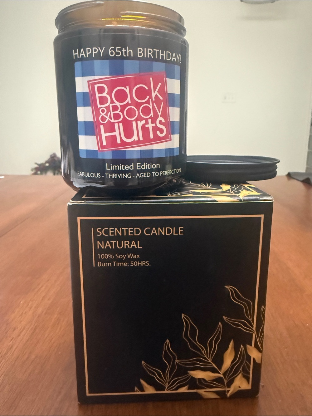 Limited Edition Black Scented Candle